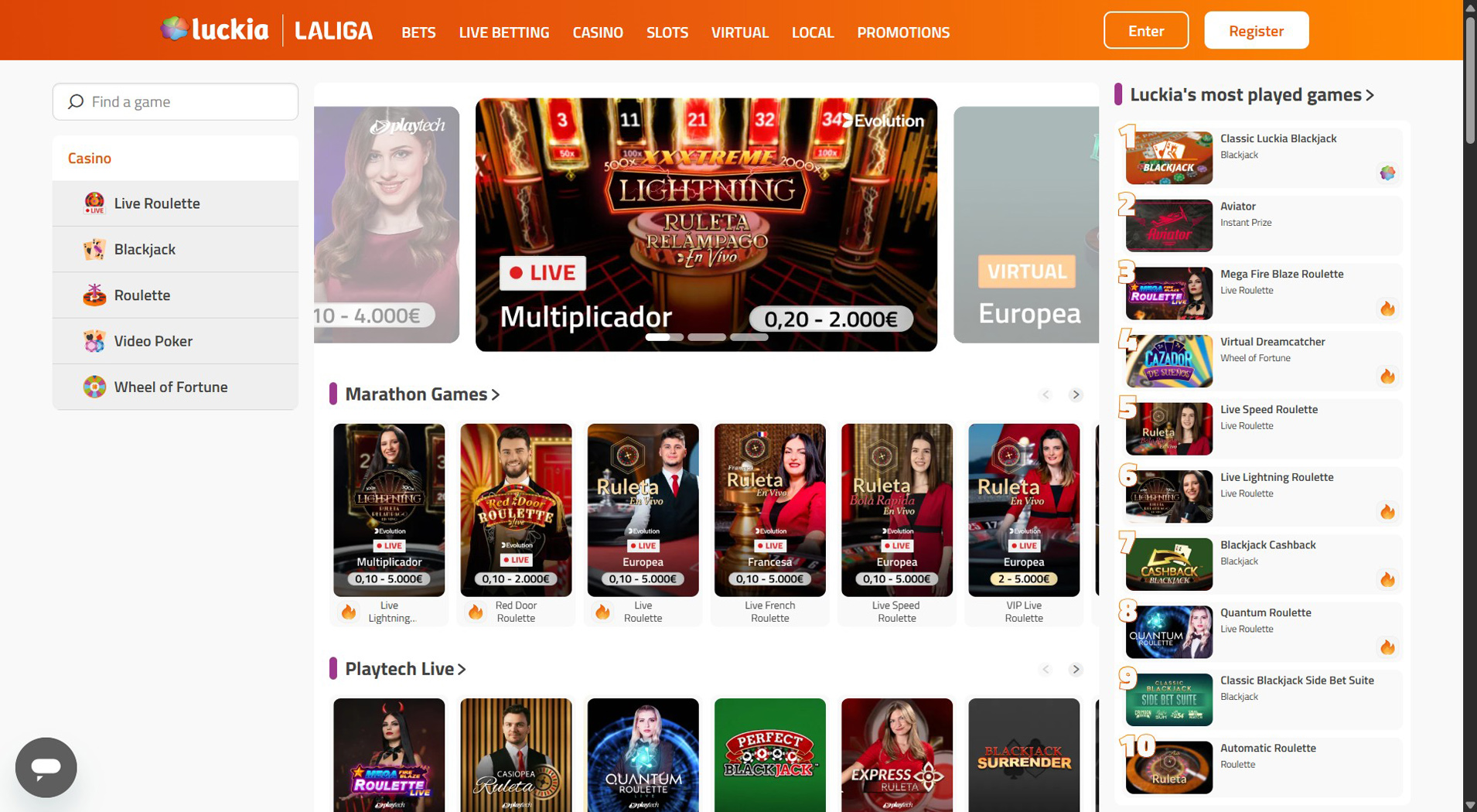 5. Casino Luckia: enfoque local y seguimiento de pagos sencillo